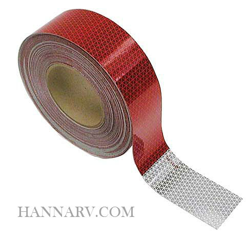 3M 29868 Conspicuity Tape 2 Inch x 11 Inch Red / 7 Inch White 150 Foot Roll